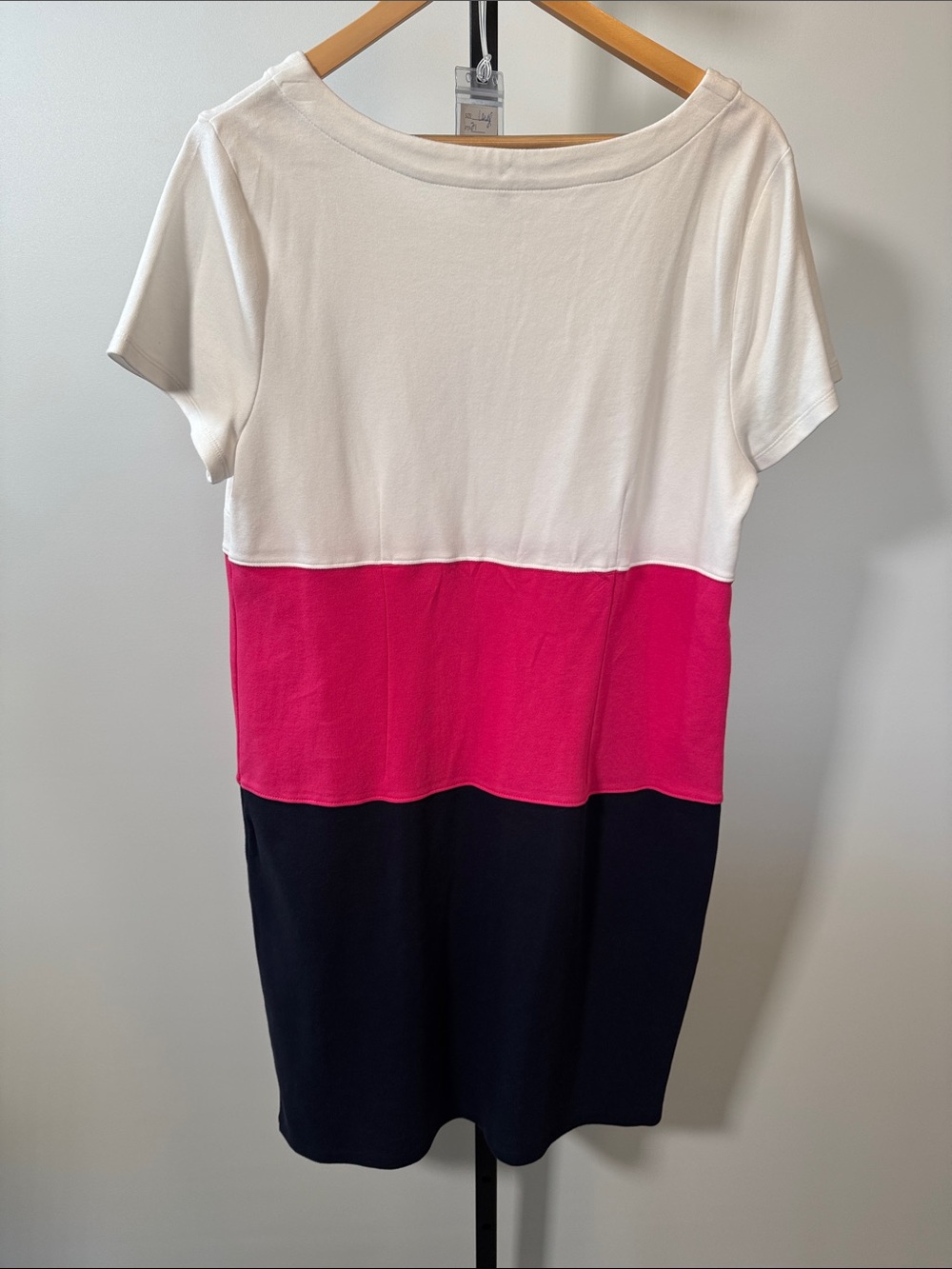 Talbots COLORBLOCK SHIFT DRESS - Picture 2 of 7